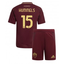 AS Roma Mats Hummels #15 Hemmaställ Barn 2024-25 Korta ärmar (+ Korta byxor)